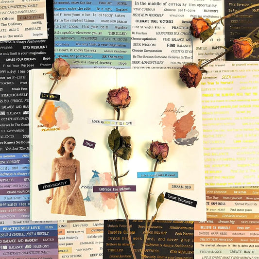 40 Sheets Small Talk Quote Stickers