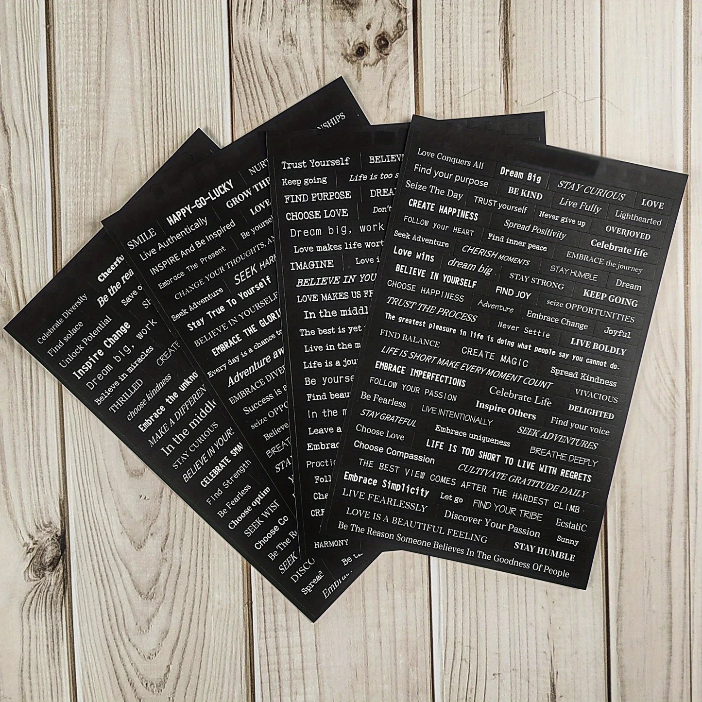 40 Sheets Small Talk Quote Stickers
