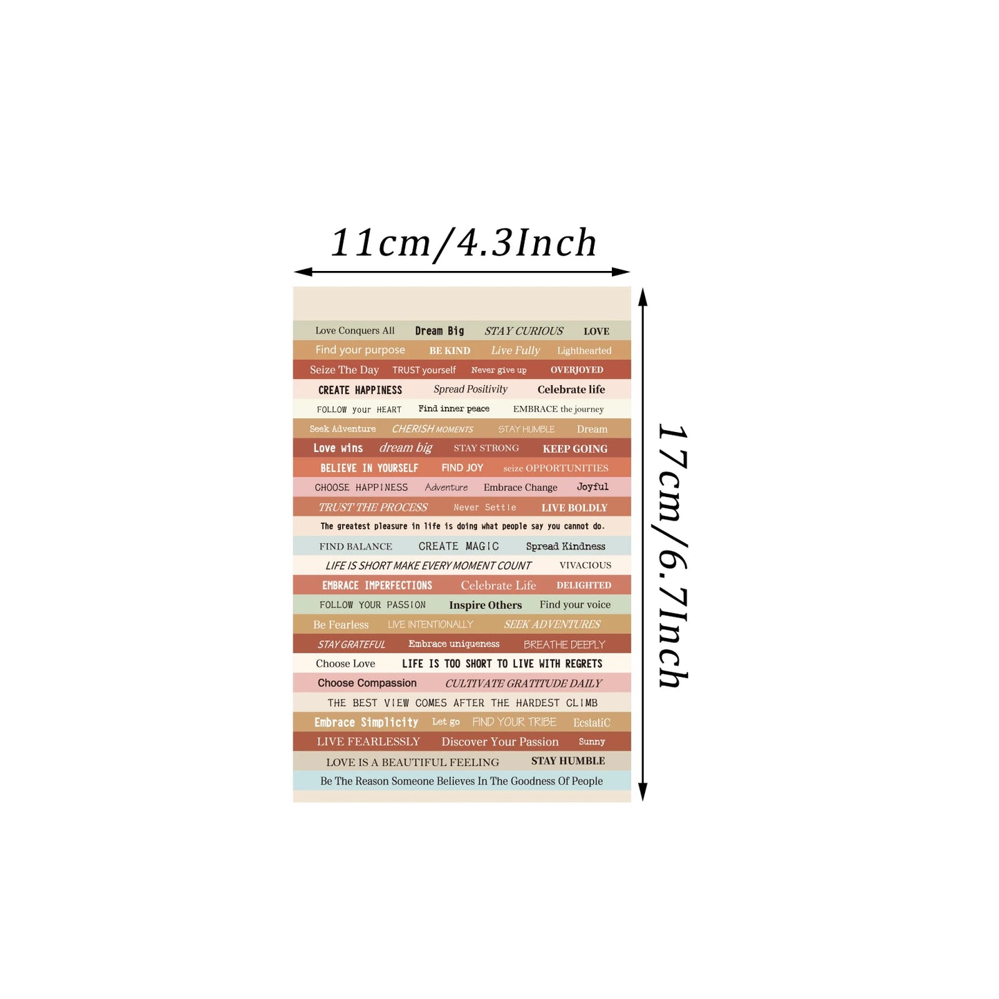 40 Sheets Small Talk Quote Stickers