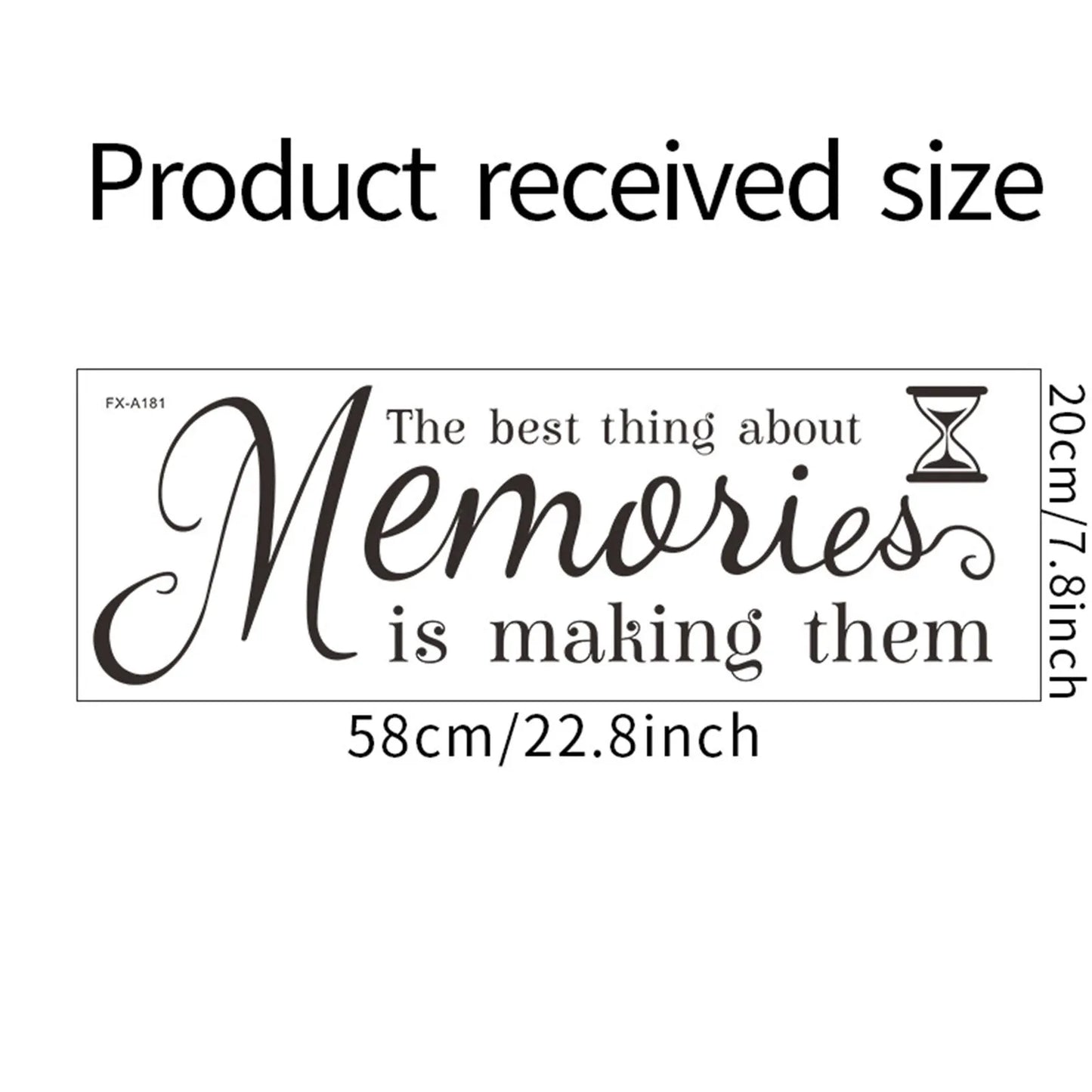 Personalized Quote Wall Sticker – Peel & Stick Vinyl for Bedroom, Living Room, or Entryway