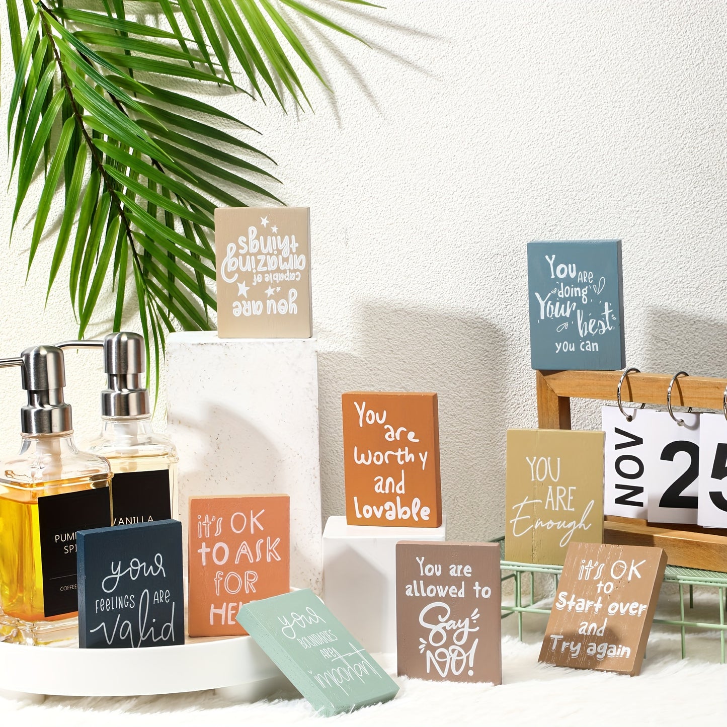 9pcs Mini Mental Health Reminder Prints