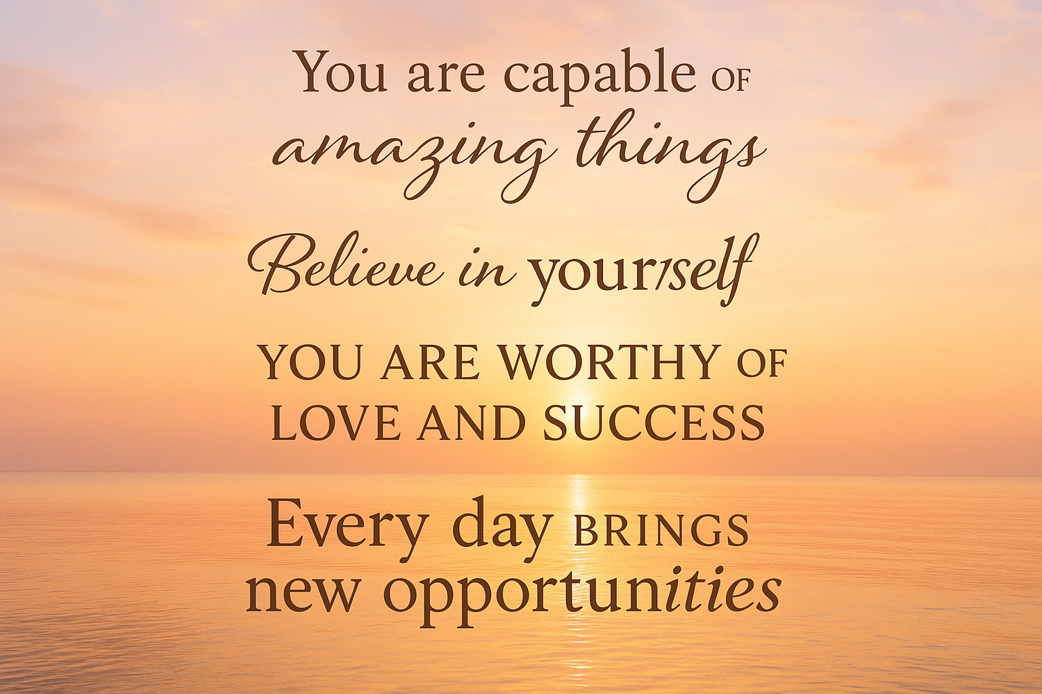 Affirmation Decor