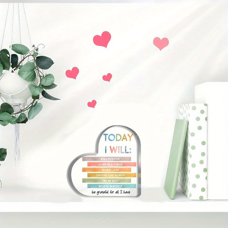 Positive Psychology Heart Sign – Acrylic