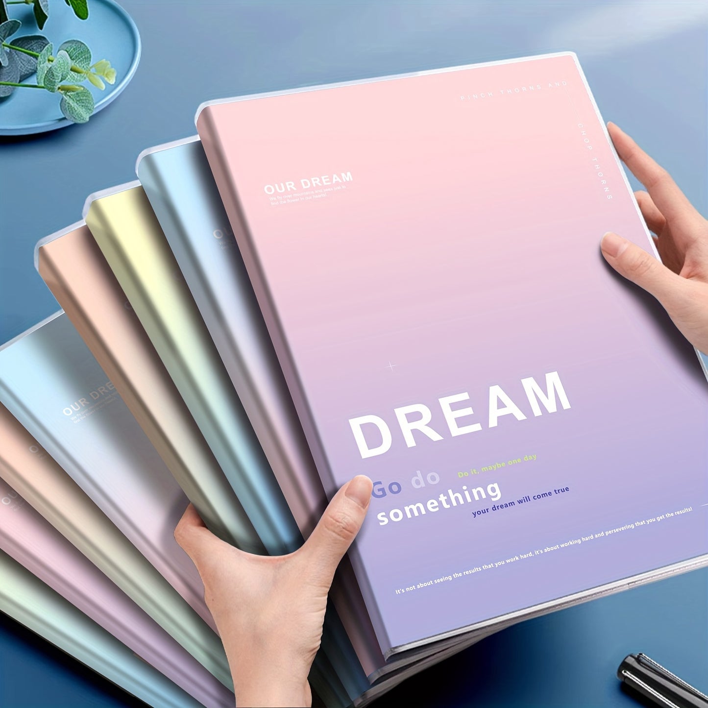 B5/A5 Waterproof Soft Cover Notebook – 136 Pages, Horizontal Line Journal