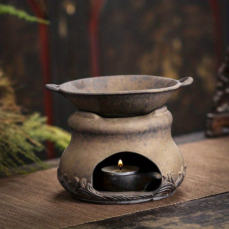 Retro Ceramic Aromatherapy Candle Holder