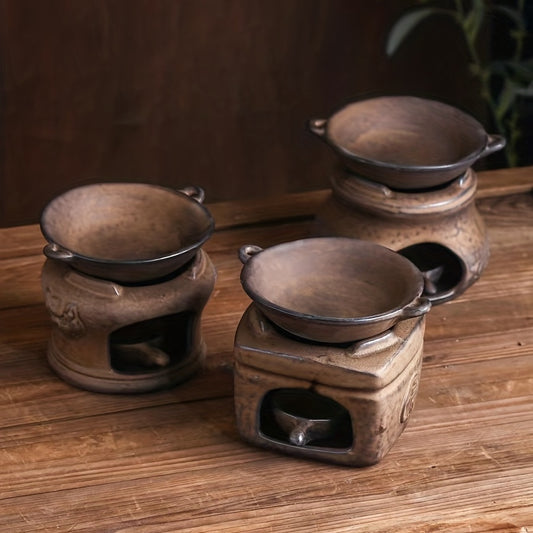 Retro Ceramic Aromatherapy Candle Holder