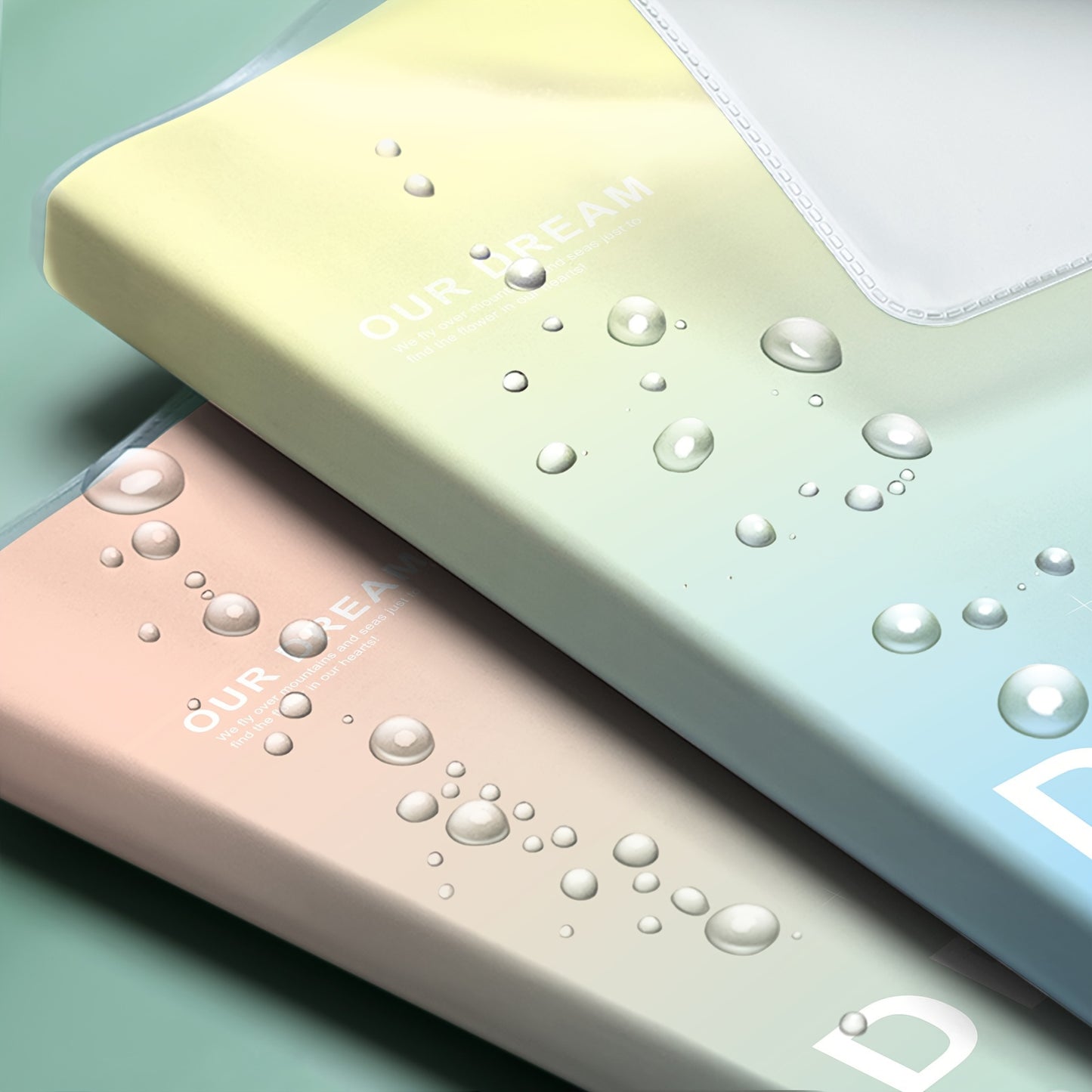 B5/A5 Waterproof Soft Cover Notebook – 136 Pages, Horizontal Line Journal