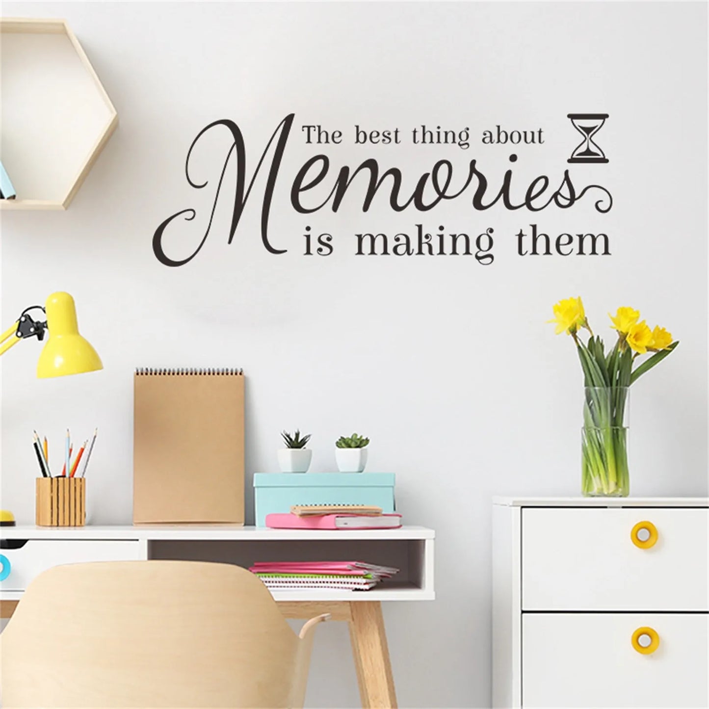 Personalized Quote Wall Sticker – Peel & Stick Vinyl for Bedroom, Living Room, or Entryway