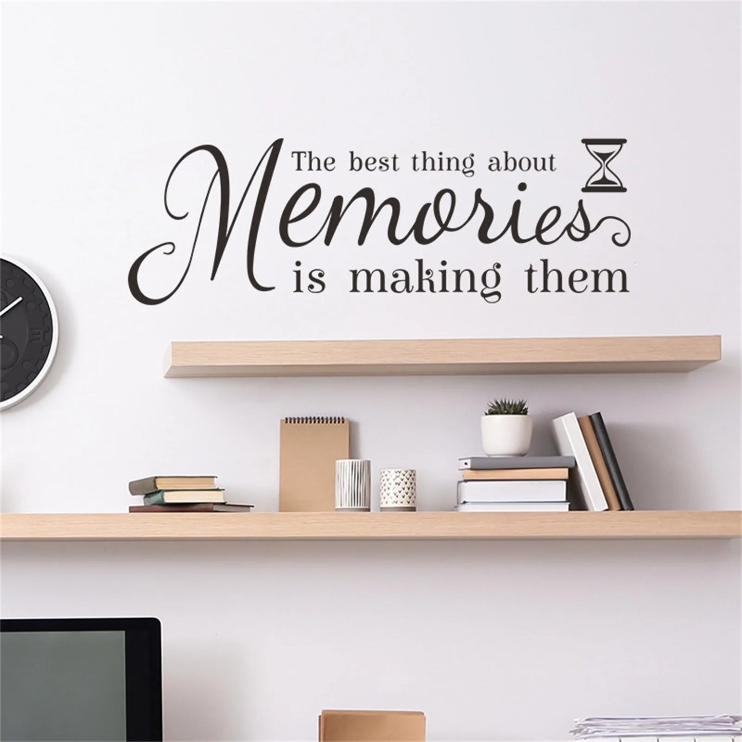 Personalized Quote Wall Sticker – Peel & Stick Vinyl for Bedroom, Living Room, or Entryway