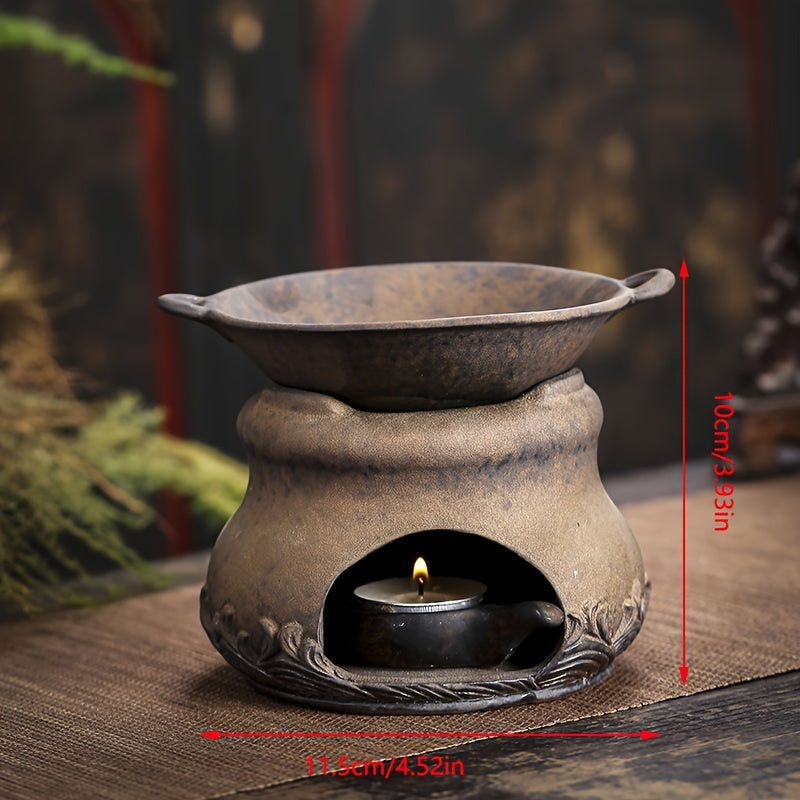 Retro Ceramic Aromatherapy Candle Holder