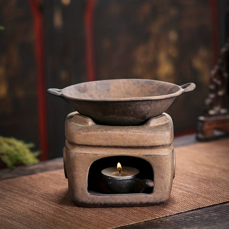 Retro Ceramic Aromatherapy Candle Holder